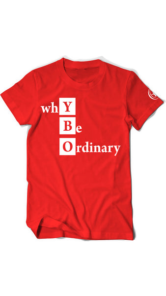 ybOrdinary - YBO Block Tee (Different Colors Available)