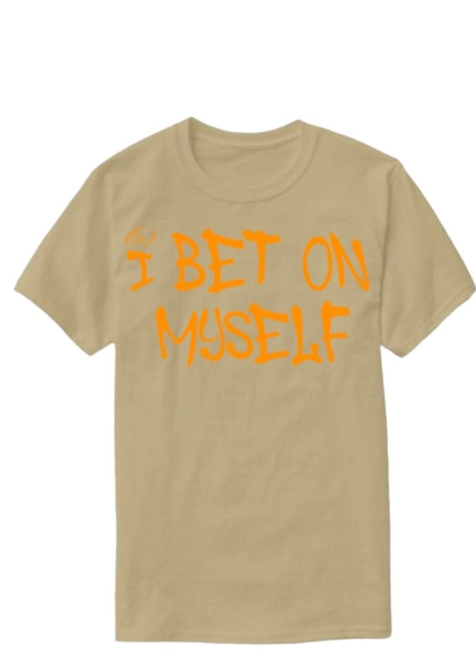 Motivational Streetwear T-Shirt – I Bet On Myself | ybOrdinary