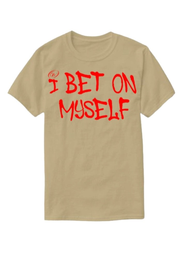 Motivational Streetwear T-Shirt – I Bet On Myself | ybOrdinary