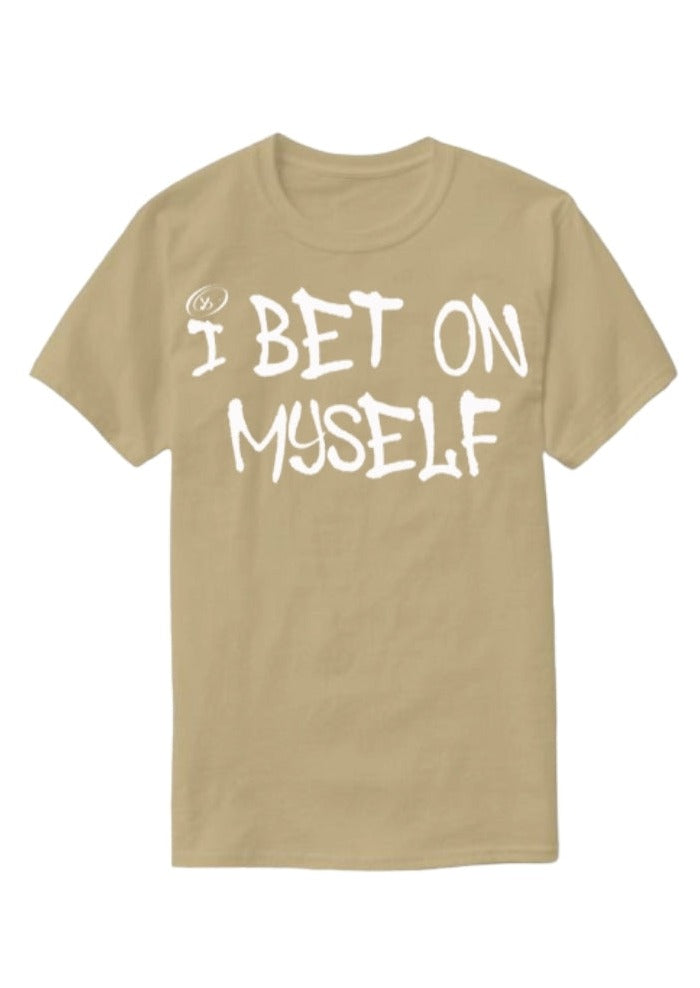 Motivational Streetwear T-Shirt – I Bet On Myself | ybOrdinary