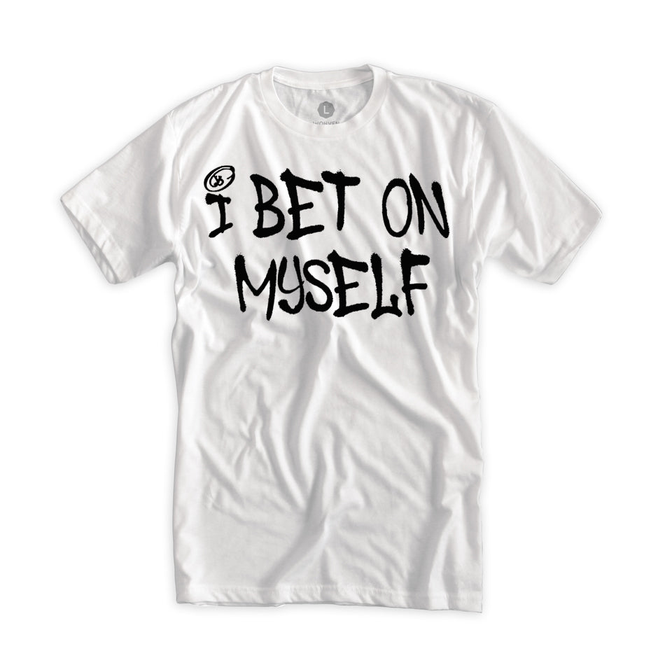 Motivational Streetwear T-Shirt – I Bet On Myself | ybOrdinary