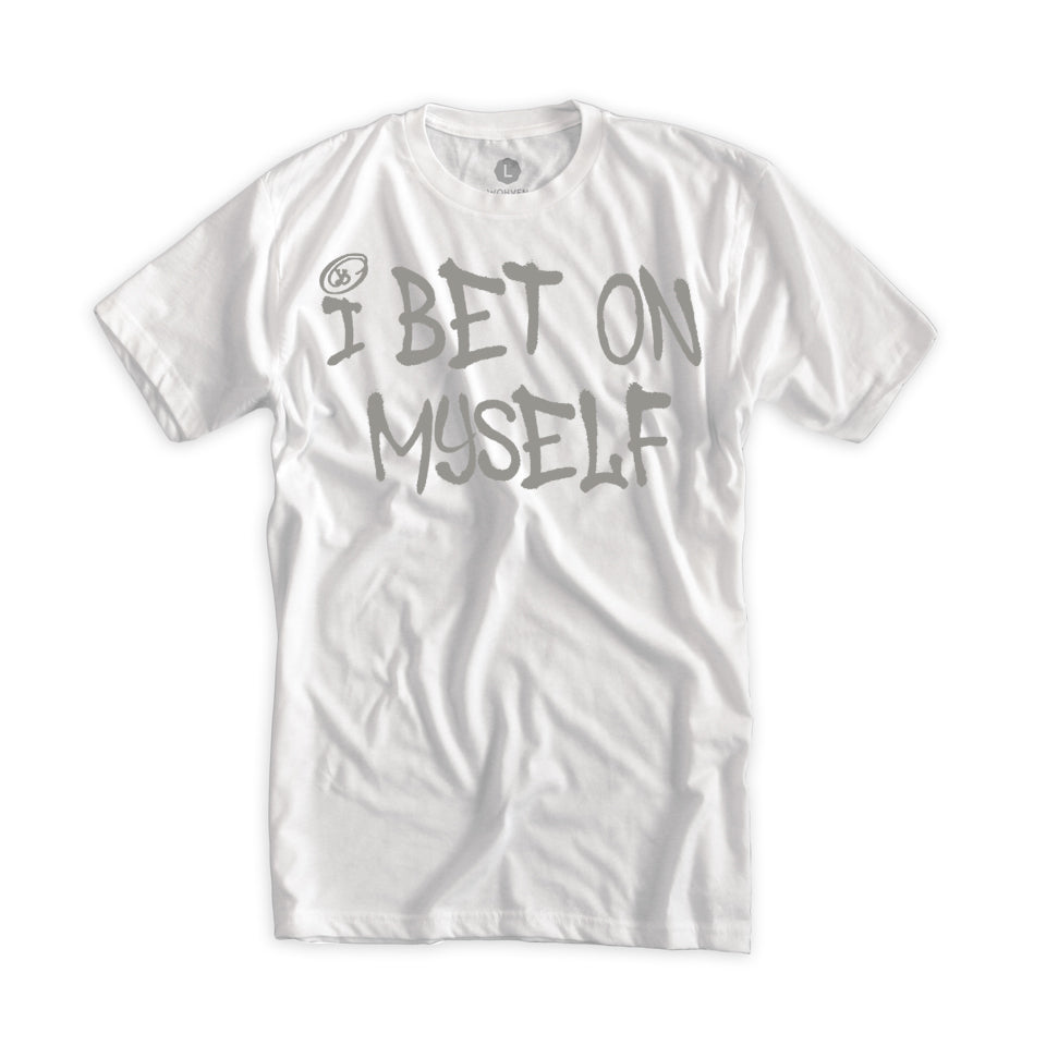 Motivational Streetwear T-Shirt – I Bet On Myself | ybOrdinary