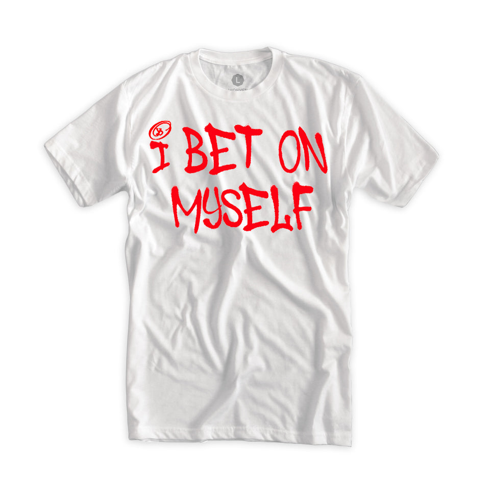 Motivational Streetwear T-Shirt – I Bet On Myself | ybOrdinary