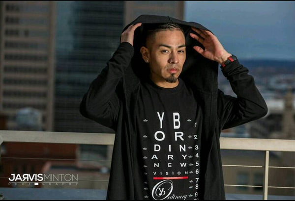 ybOrdinary - Men's "Vision Chart" T-Shirt (Different Colors Available)