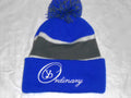Winter Striped Beanie with Pom (Different Colors Available) - yb Ordinary Clothing