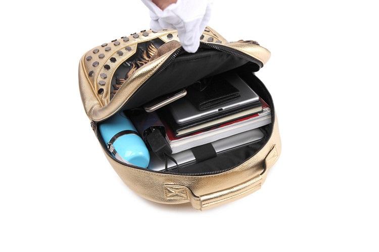 ybOrdinary - 3D Emboss Lion Head Backpack (Different Colors Available)