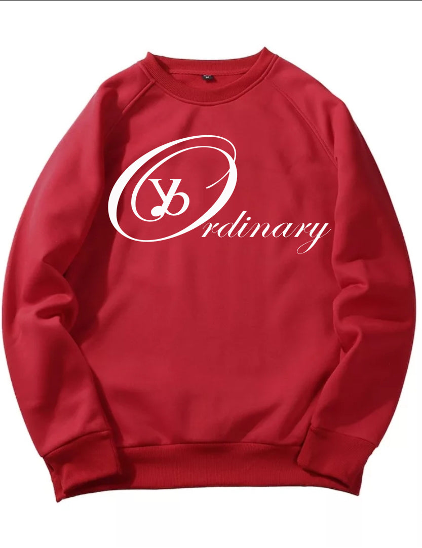 ybOrdinary - Men's Signature Logo Crew Neck (Different Colors Available)