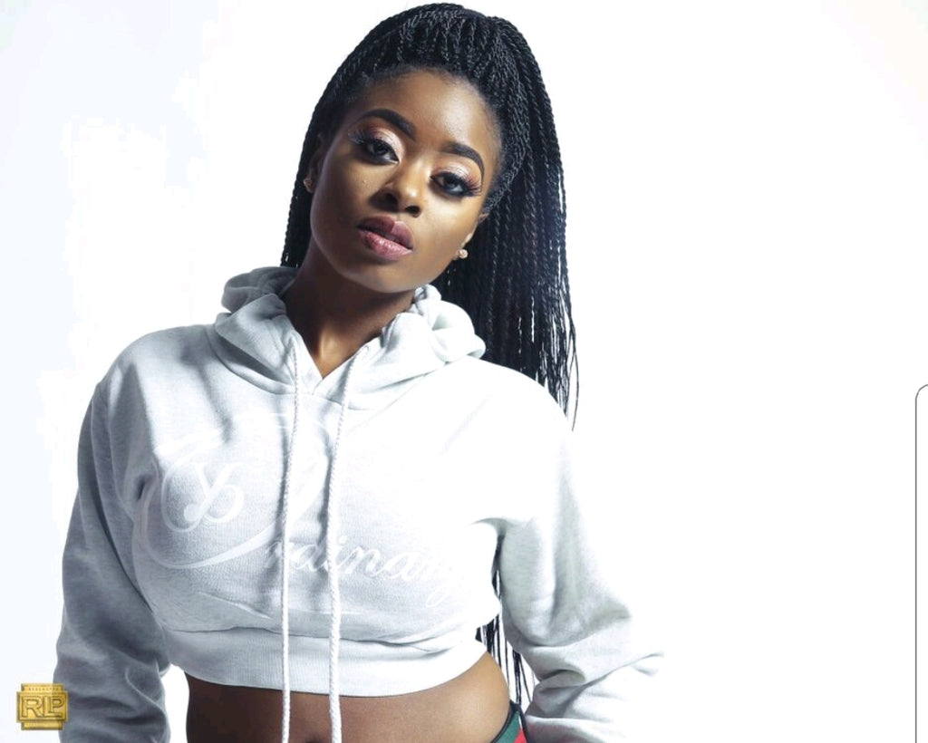 ybOrdinary - Long Sleeve Crop Hoodie