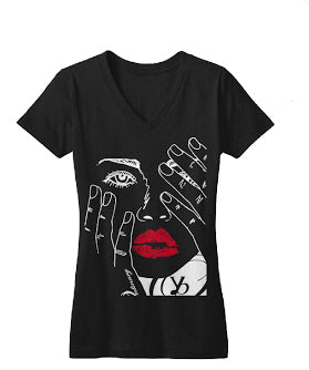 ybOrdinary - Women's "True Beauty" V-Neck Baby Doll T-Shirt (Different Colors Available)