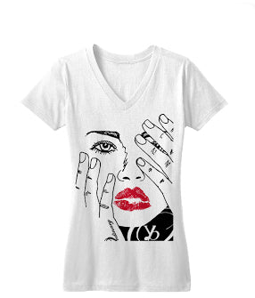 ybOrdinary - Women's "True Beauty" V-Neck Baby Doll T-Shirt (Different Colors Available)