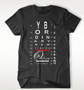 Motivational Streetwear T-Shirt – Vision Chart | ybOrdinary