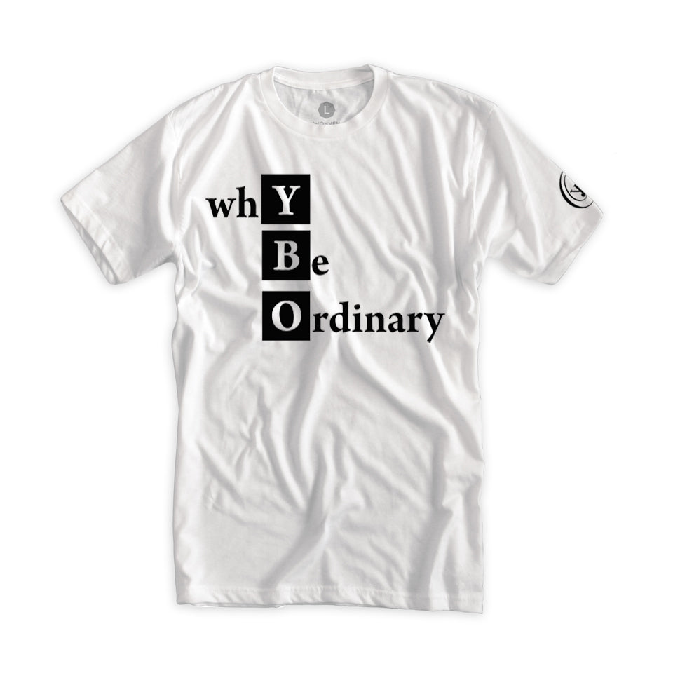 ybOrdinary - YBO Block Tee (Different Colors Available)