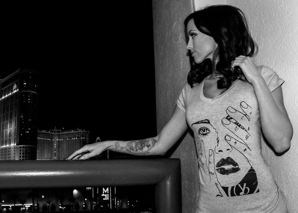 ybOrdinary - Women's "True Beauty" V-Neck Baby Doll T-Shirt (Different Colors Available)
