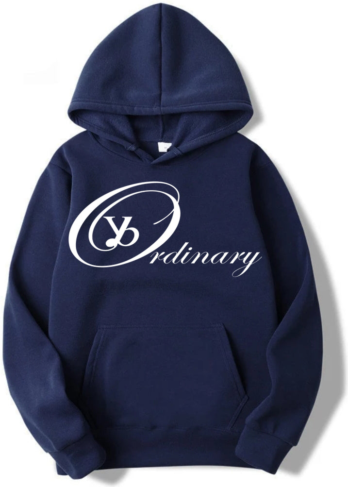 oversized navy blue streetwear hoodie by ybOrdinary