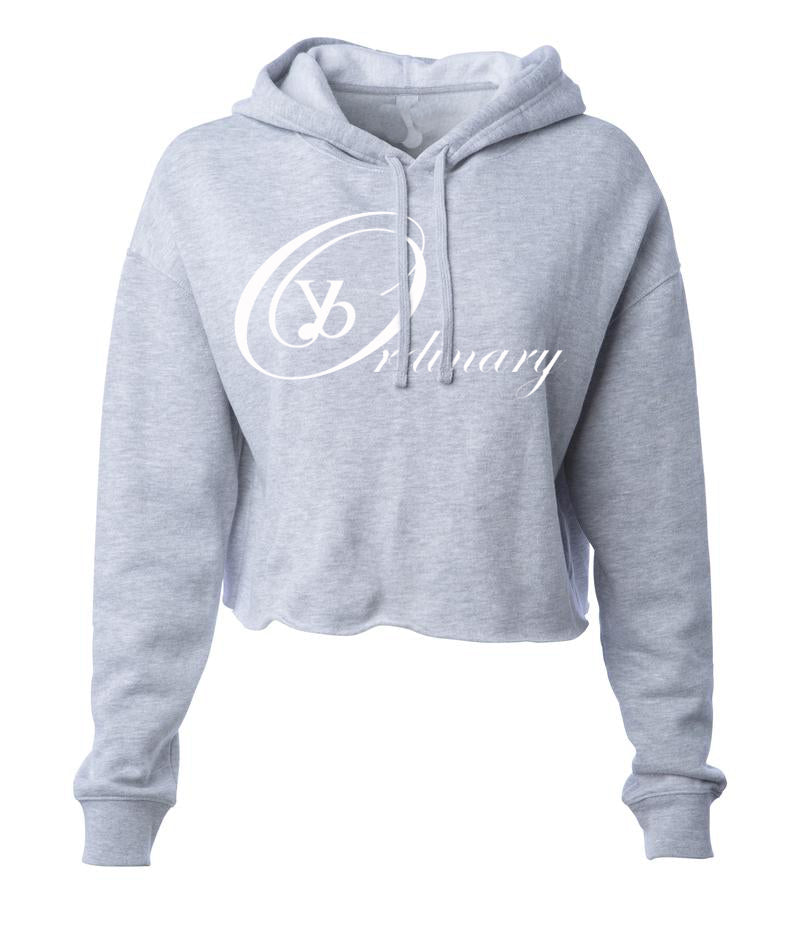 ybOrdinary - Long Sleeve Crop Hoodie