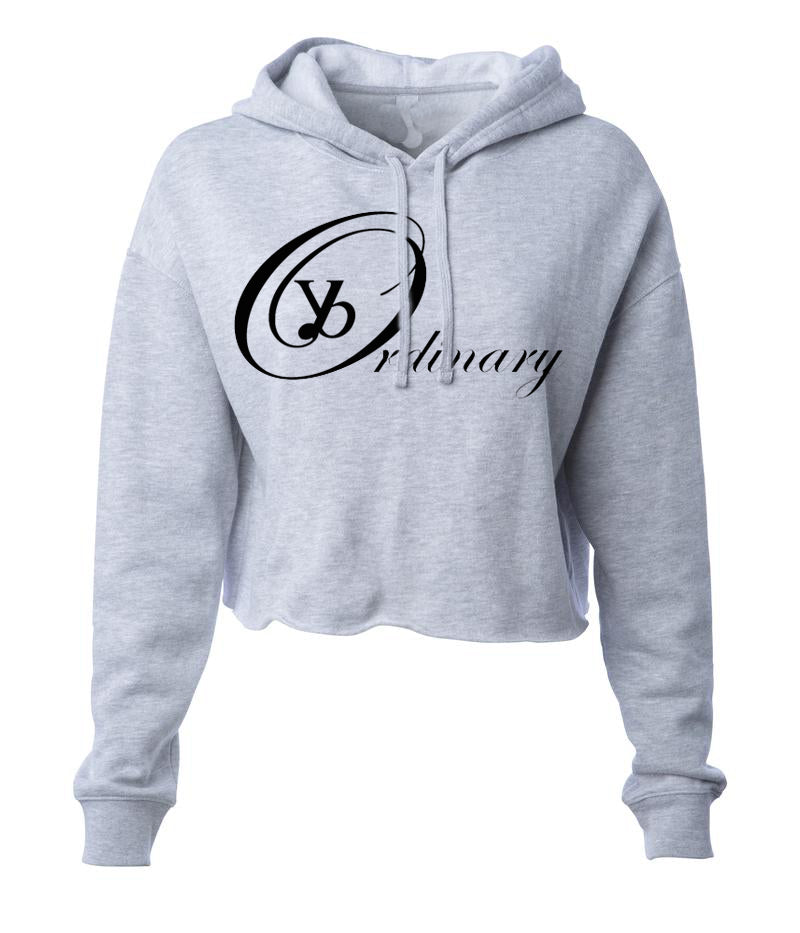 ybOrdinary - Long Sleeve Crop Hoodie