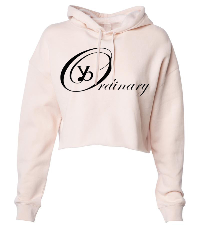 ybOrdinary - Long Sleeve Crop Hoodie
