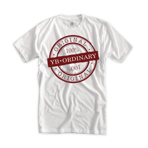 ybOrdinary - Men's "Stamp Logo" T-Shirt