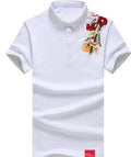 ybOrdinary - Polo w/Floral Embroidery